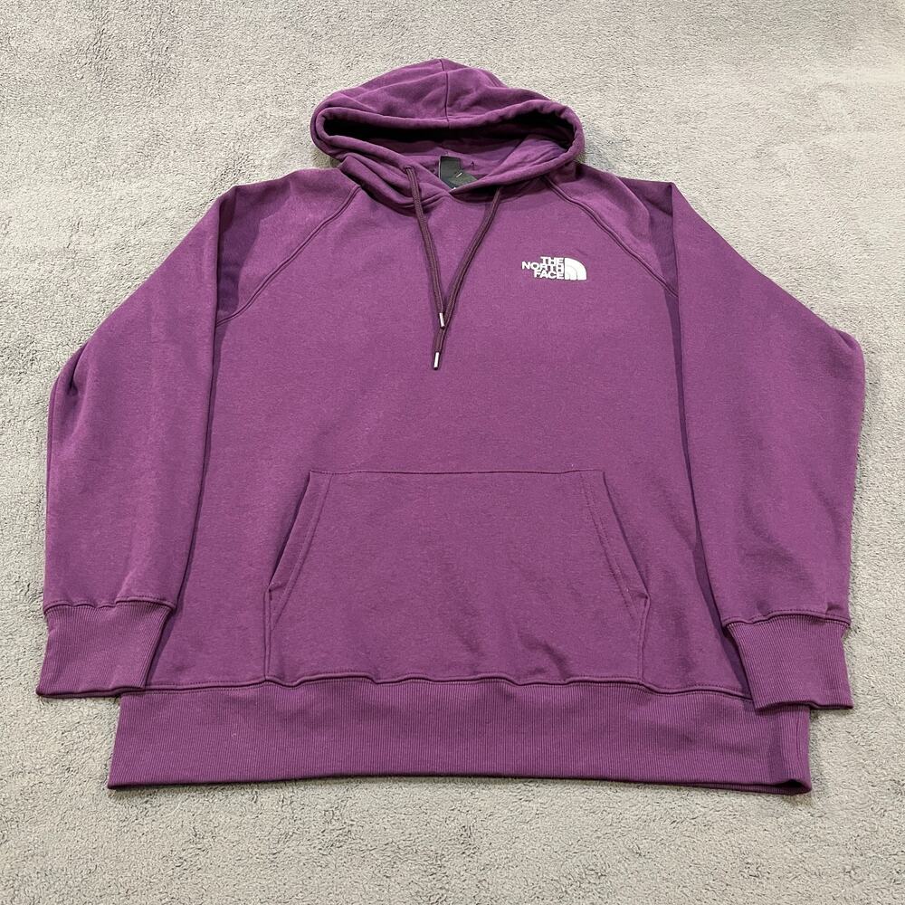 The North Face Box NSE Purple Fleece Pullover Hoodie NF0A7UON Women's Size XL